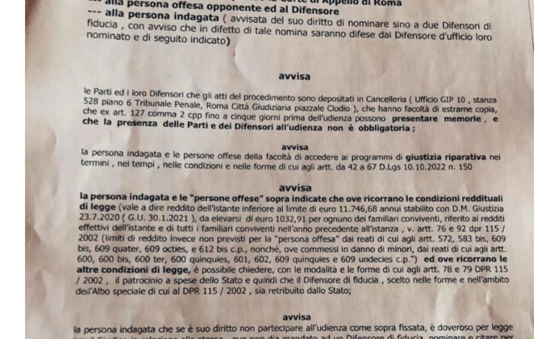 QUANDO IL GIUDICE SE NE INFISCHIA DEL PROCESSO